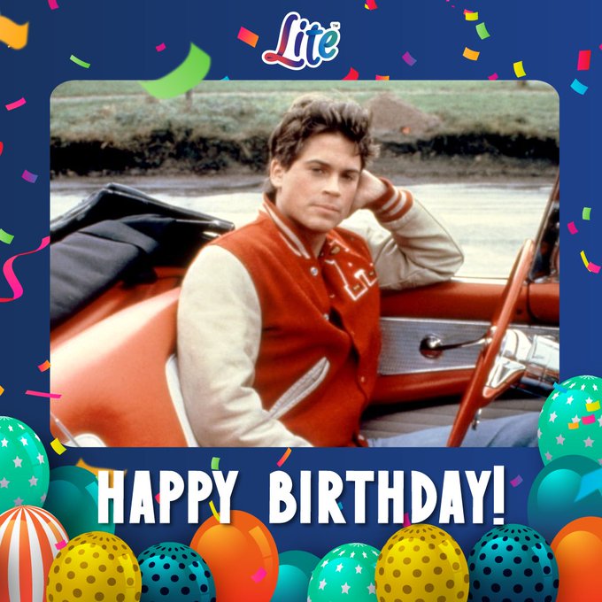 Happy Birthday to actor,  What\s your favourite Rob Lowe movie/ TV show? : MGM 