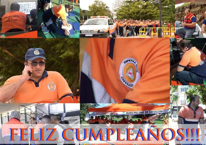 ChivilcoyDc's tweet photo. Desde @ChivilcoyDc , el Coordinador Guillermo López y el cuerpo activo de Voluntarios, deseamos una pronta recuperación y un Muy Feliz Cumpleaños a nuestro Director @EstebanGenaro1
La Familia de DC lo está esperando!!👷‍♀️👷‍♂️ https://t.co/Egc4MiZDzh