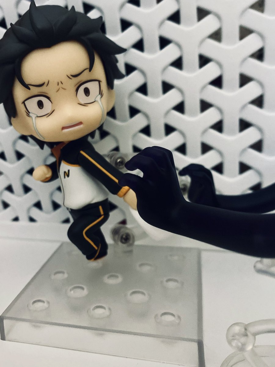 Mittenz2468's tweet photo. I received #myfirstnendoroid from @ColdLemonWater as a birthday gift. My beloved Natsuki Subaru back at it again with his suffering 😍 #ReZero #NatsukiSubaru https://t.co/wokPd3T7Hm