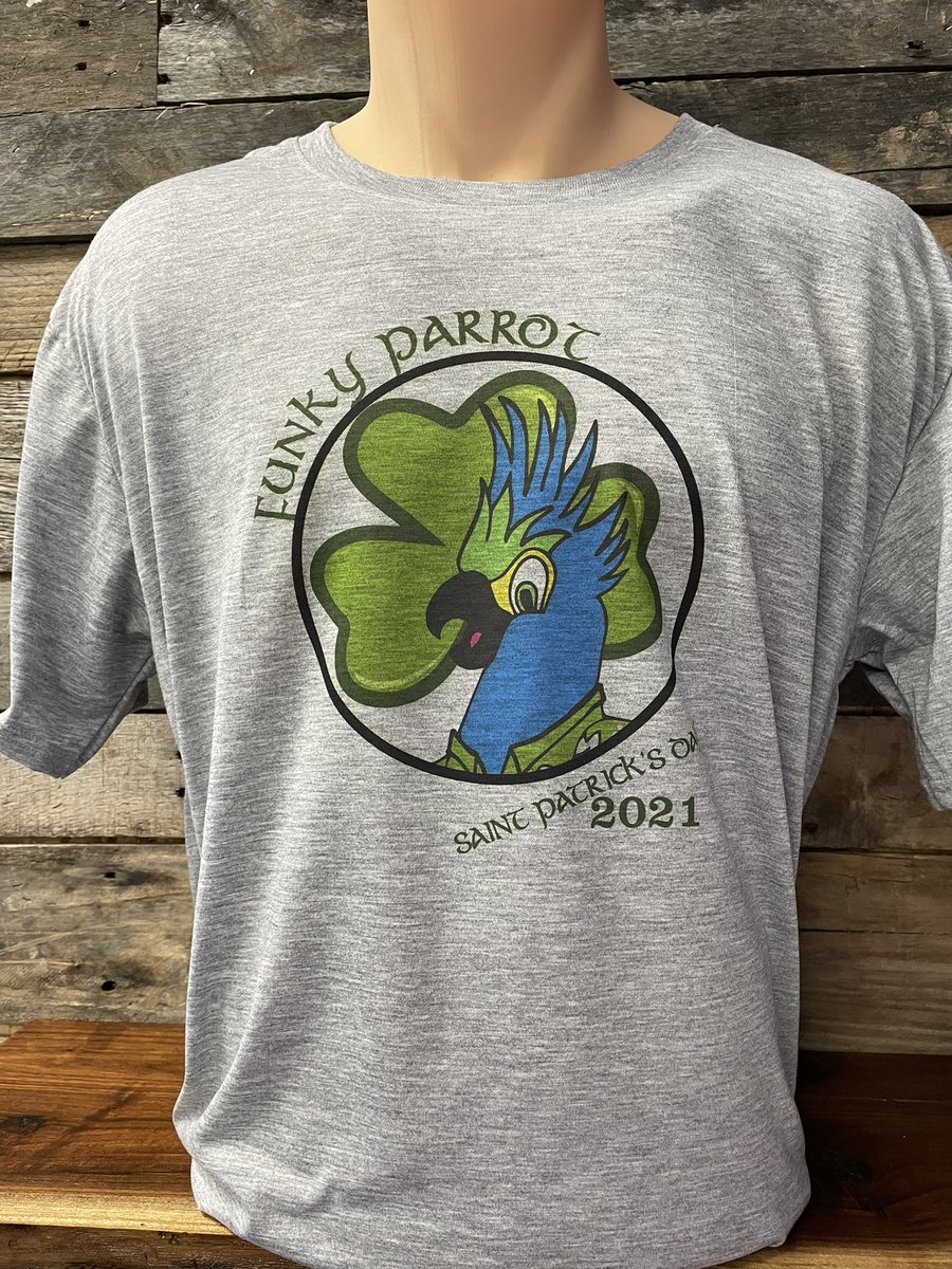 funky_parrot's tweet photo. Check out Funky Parrot Printing’s Facebook page @funkyparrotprinting for a chance to win one of these St. Pat’s Day t-shirts. Hurry! We are drawing our winners at 3:00 CST on St. Pat’s Day! https://t.co/c1BLAmiSmY