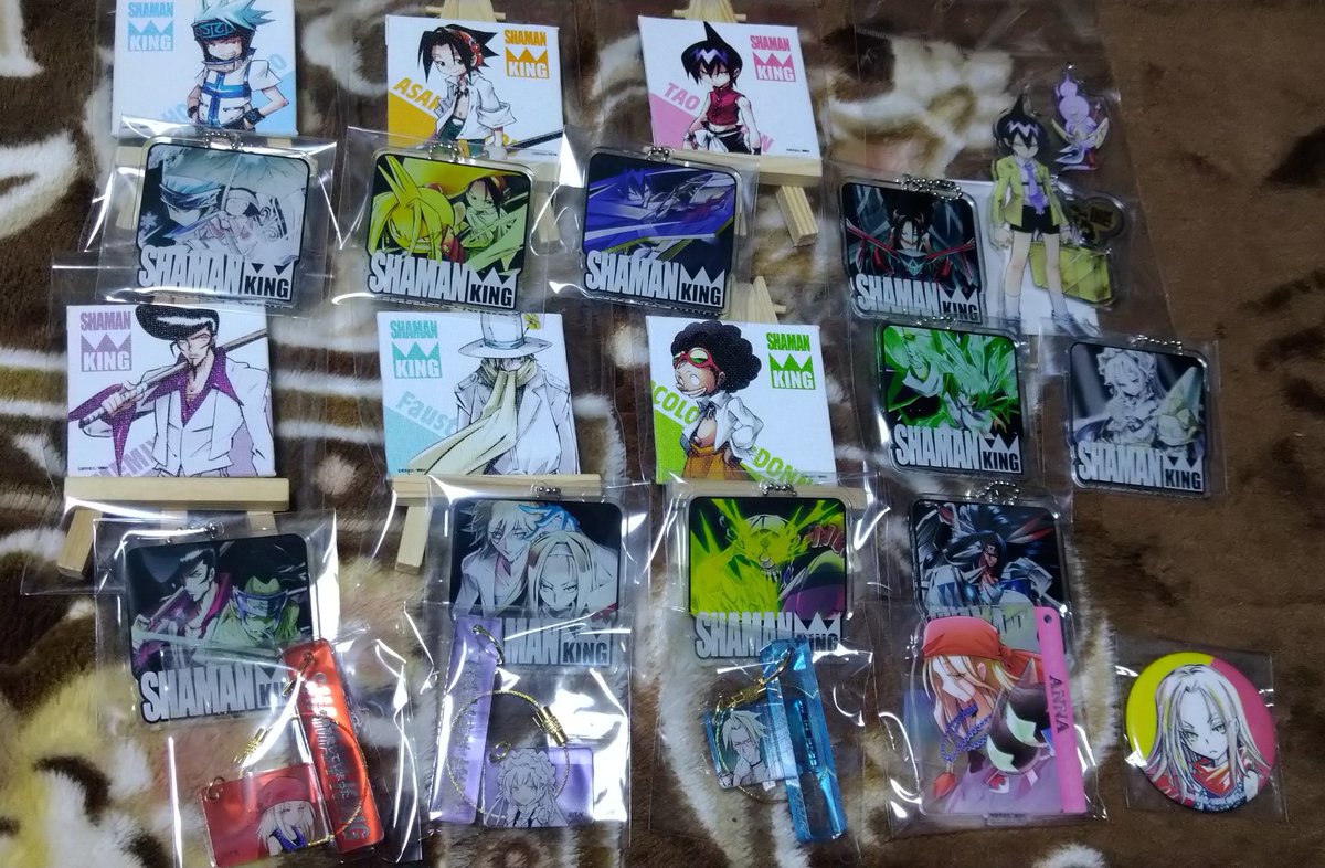 ちりは 譲渡 シャーマンキング シャーマンキング展 イベント限定 キャンバスアート アクキー 缶バッジ 名言プレート アクリルスタンド 提供 ホロホロ 葉 ハオ 蓮 ファウスト 木刀の竜 チョコラブ アンナ リゼルグ シルバ ジャンヌ マルコ 希望 各