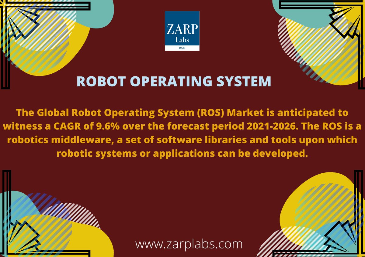 labszarpgmailc1's tweet image. #wednesdaywisdom
ROBOT OPERATING SYSTEM
#zarplabs #robotics #robot #robotsindailylife #robotoperatingsystem #machinelearning #artificialintelligence #innovation #deeplearning #ai #automation