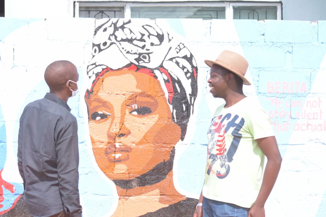 One of the paintings  that  is  a dedication to women and this is in Lobengula .If this is well managed it will promote township tourism and creat employment for our youths