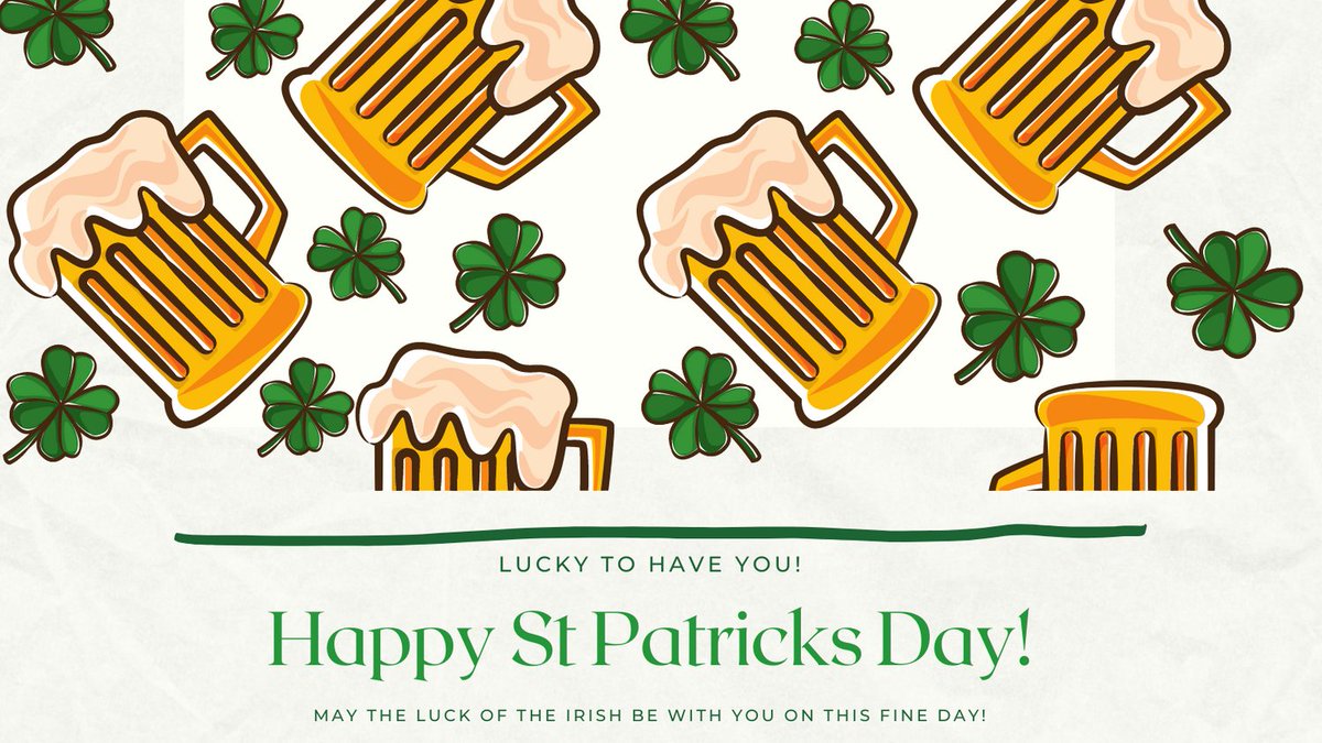 hub_challenge's tweet image. Happy St Patricks day! May your day be full of luck, love and a giant splash of green!

#luckoftheirish #stpatricksday #lucky #thechallengehub #lovinglife