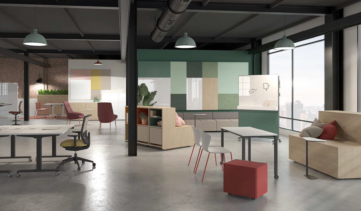 IPJLondon's tweet image. The agile workspace is going to be more important than ever as we return to the office. Products like the Caddy freestanding screen and the Grada modular platform from @actiu allow you to completely reconfigure a space without losing functionality or productivity. #agileoffice