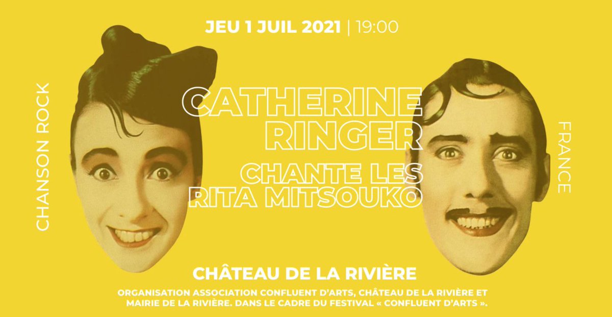 Pulpe (@tweetpulpe) on Twitter photo Le 1er juillet, Catherine Ringer chante les Rita Mitsouko au
<a href="/ChdeLaRiviere/">Château de LaRivière</a>, une soirée qui risque bien d'enflammer cette nouvelle édition des Confluents d'Arts les 1, 2 et 3 juillet prochain ! bit.ly/38ODi8k #Pulpe #Fronsac #Bordeauxwinetrip #Vinsdebordeaux 🎤 Le 1er juillet, Catherine Ringer chante les Rita Mitsouko au
<a href="/ChdeLaRiviere/">Château de LaRivière</a>, une soirée qui risque bien d'enflammer cette nouvelle édition des Confluents d'Arts les 1, 2 et 3 juillet prochain ! bit.ly/38ODi8k #Pulpe #Fronsac #Bordeauxwinetrip #Vinsdebordeaux 🎤