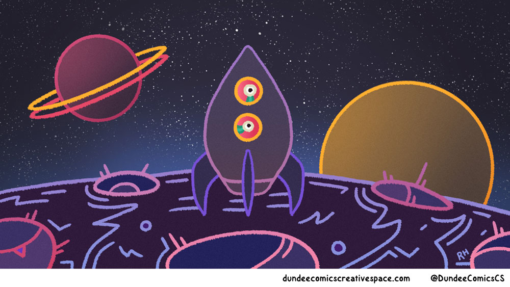📢 COMIC PROMPT ALERT

Some alien hitchhikers have boarded your spaceship, and they've set a course for Earth! 🛸

Will they come in peace, or do they have more sinister, world-dominating intentions? 👽

Make a comic about what happens next!

#comicsclub #comics #makecomics