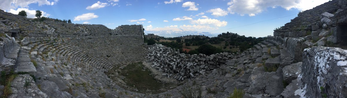 1. My favourite ancient theatre in Turkey is at Selge, located on the southern slopes of Mount Taurus. Originally a Luwian settlement (Estlegiyas), and later Spartan, Selge was at one stage the largest city in Pisidia. The ancient theatre now contrasts with its rural surrounds.