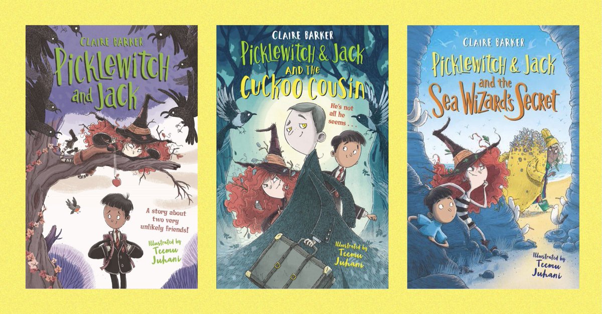 BookSuperhero2's tweet photo. There’s a #FunnyBookChat #giveaway courtesy of @FaberChildrens! Want to #win the #Picklewitch collection by @clairebarker? Just let me know your best made-up insult which Picklewitch could use in one of her wickedly wonderful ditties! Please RT and join us tonight at 8pm 😀 https://t.co/oZgtaeyZcW
