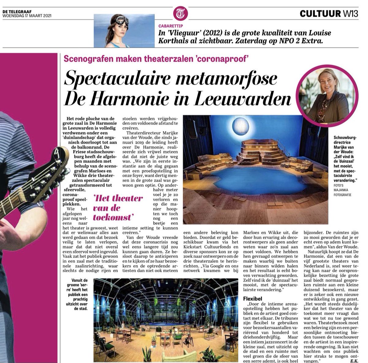 Vandaag in De Telegraaf...