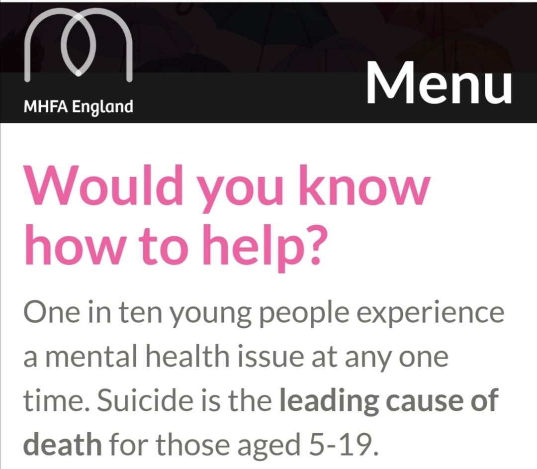 FamilyfolkMama's tweet photo. I wasn't confident I knew the answer to this key question, so yesterday I attended #SuicideFirstAid training. Thank you for delivering an excellent session @stevecarrs
@mindcanyonmh
Next up is #mhfa
#identitymatters #SuicidePrevention #lockdownshenanigans #GenerationZmatters https://t.co/wk0tnlJodK