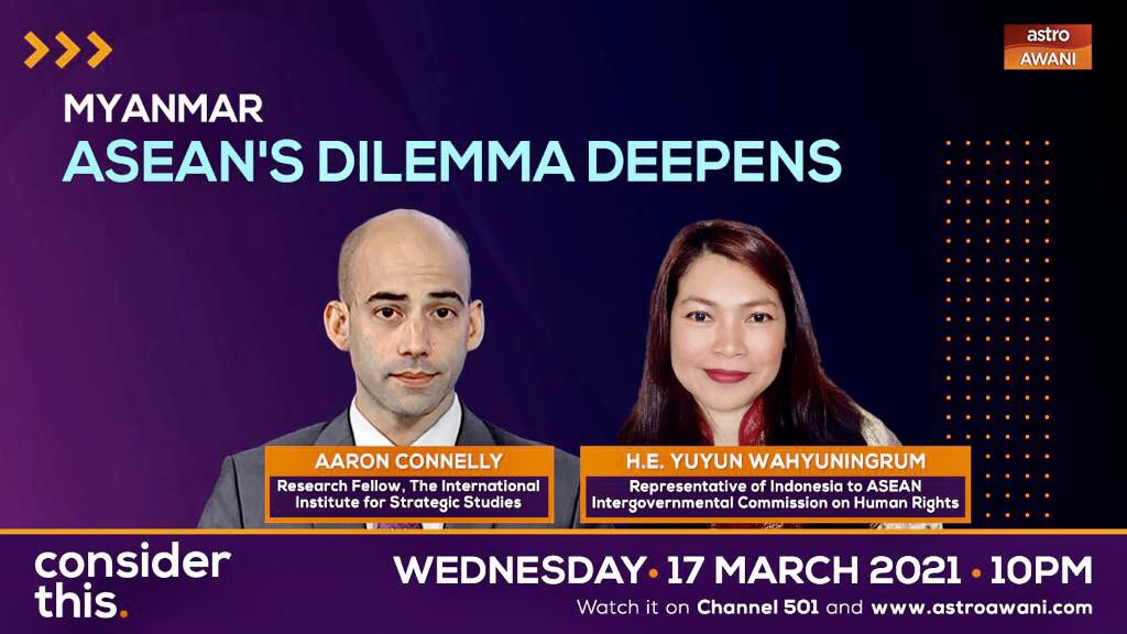 For your interest: TONIGHT! 17.03.2021. Watch “Consider this”. ASTRO AWANI, at 10 PM (Kuala Lumpur time)