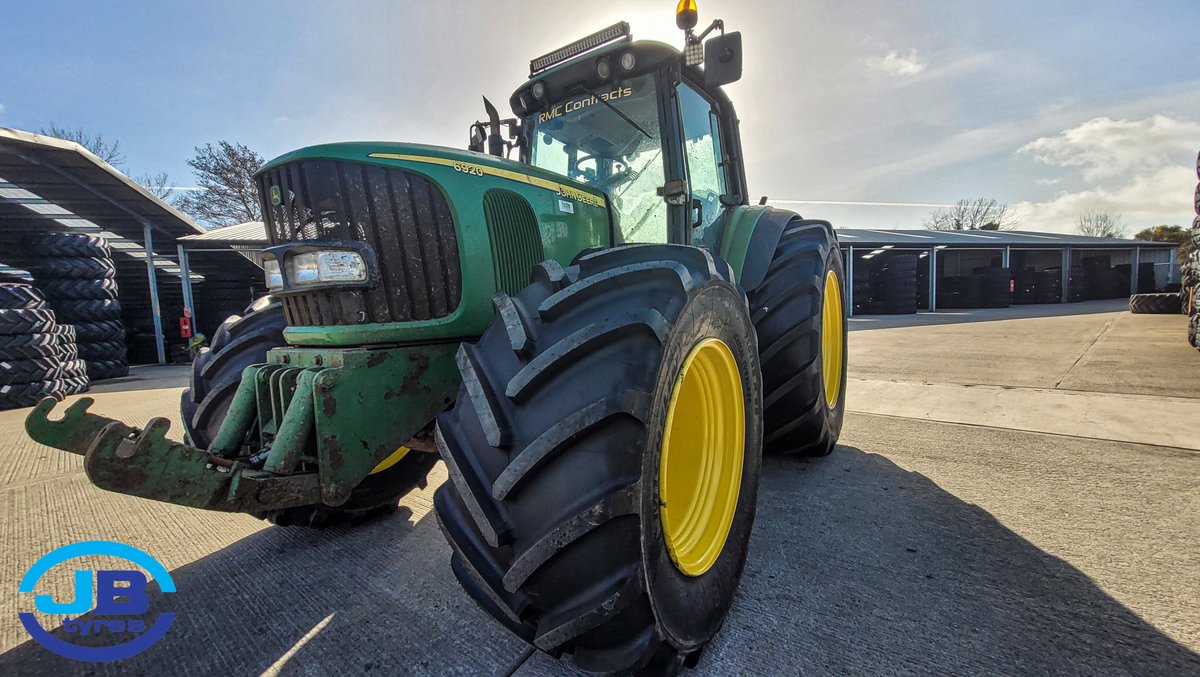 Now thats a step up from terra tyres to new #michelin 900/50 R42 &amp; 710/55 R30 #macxbibs on this #johndeere 6920 

Give us a call to see how we can help you...028 7964 4128

#jbtyres #michelin #excelagridealer #farming #newboots #tyresolutions #cashbackoffer #agri #agriculture