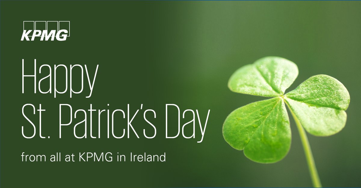 Happy St.Patrick’s Day to all our clients, colleagues and friends in Ireland and around the world! #LáFhéilePádraig #StPatricksDay