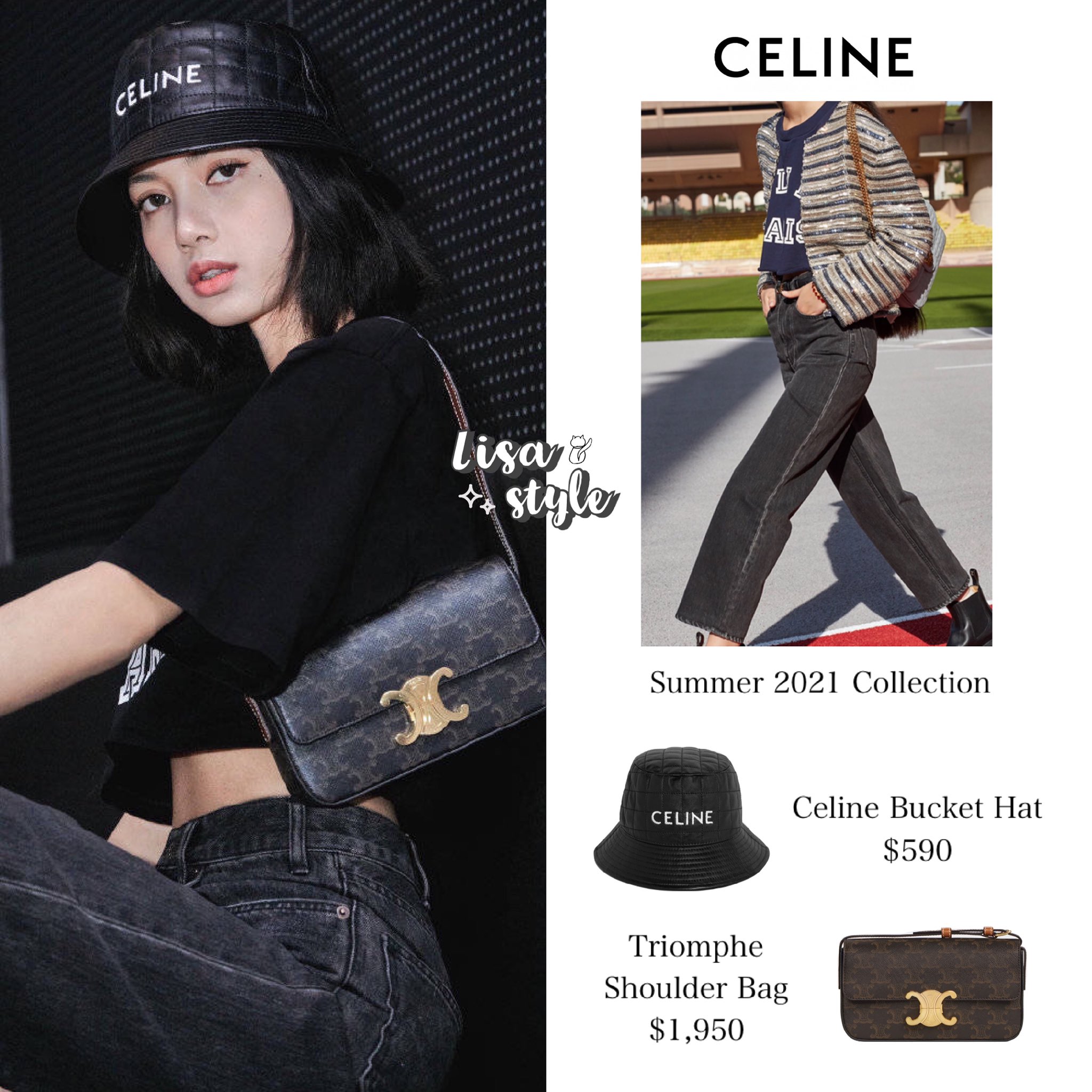 ➰🏷 on X: 210114 - CELINE weibo update ✨ #LISA #리사 #BLACKPINK #블랙핑크  #LISAcloset #LISAstyle #LISAXCELINE  / X