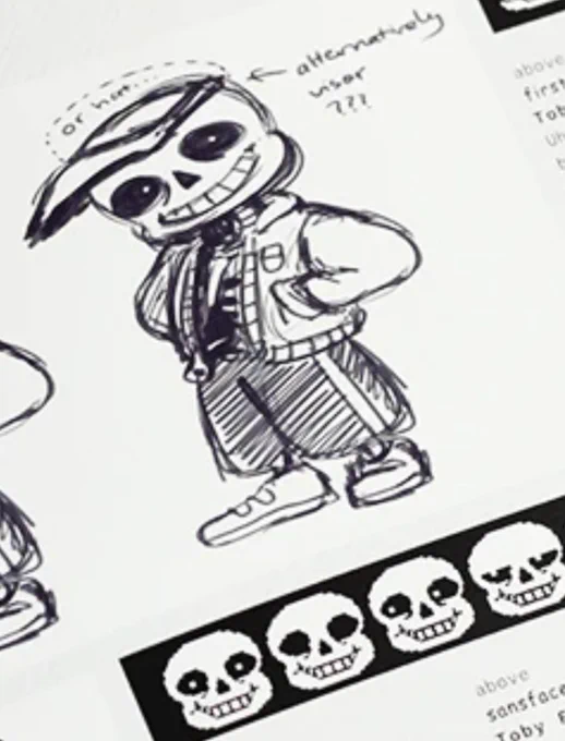 Just realized sans has his concept art visor in the x box version, neat 