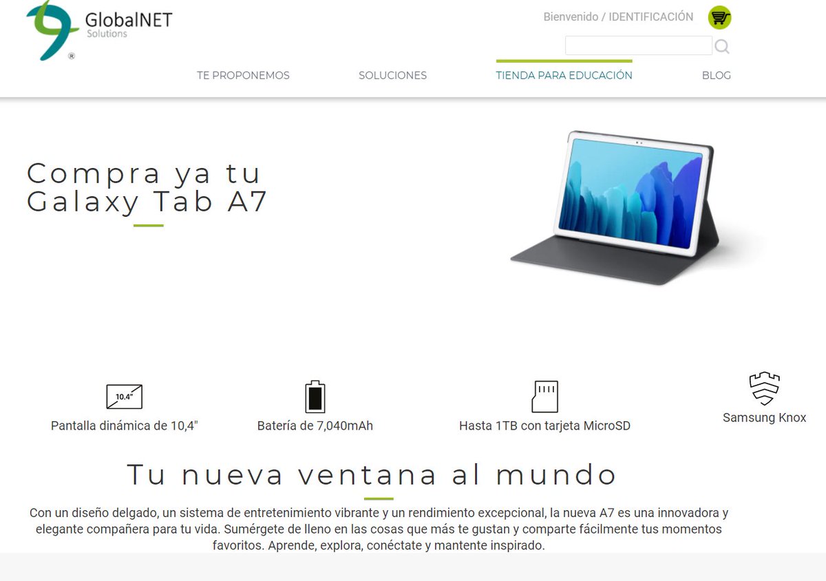 GlobalNET_info's tweet photo. Comunidad Educativa 💻📱👩🏫
Os presentamos una de las #tabletsamsung más demandadas por los #CentrosEducativos en estos momentos.
🔝Tablet Samsung Galaxy Tab A7 SM-T500NZAAEUB
🛒📦 Precio .: 199 € 🏷 (hasta agotar existencias)
Información y reservas.:📲.: 911261783 https://t.co/EsGNxLy4AY