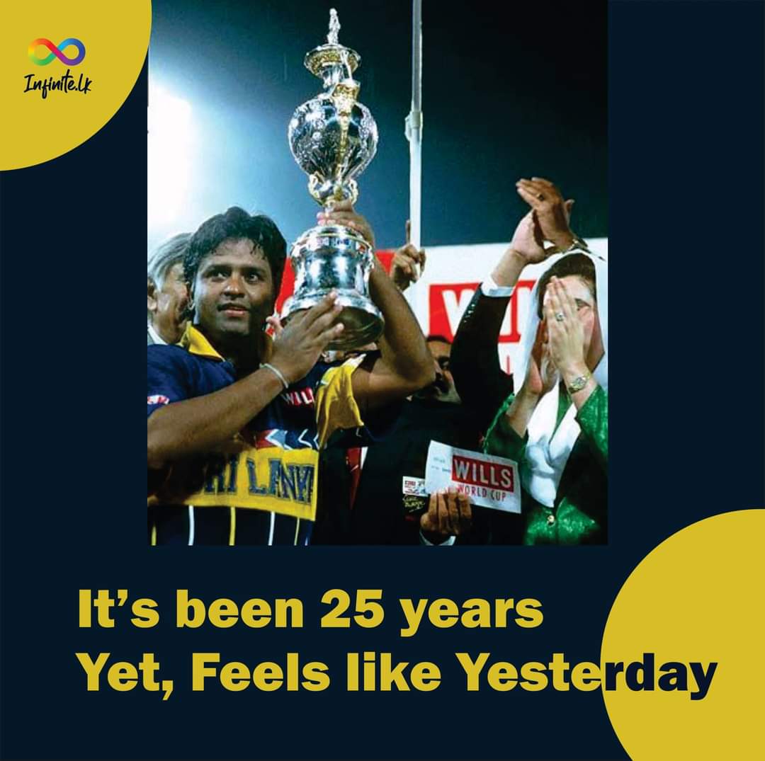 lk_infinite's tweet photo. We always Love &amp; Respect 96' World Cup heroes who helped to mark our presence as a country in the world map ❤️🇱🇰 

#respect #96worldcup #icc #slcricket #arjunaranatunga https://t.co/Yr0W01gGAE