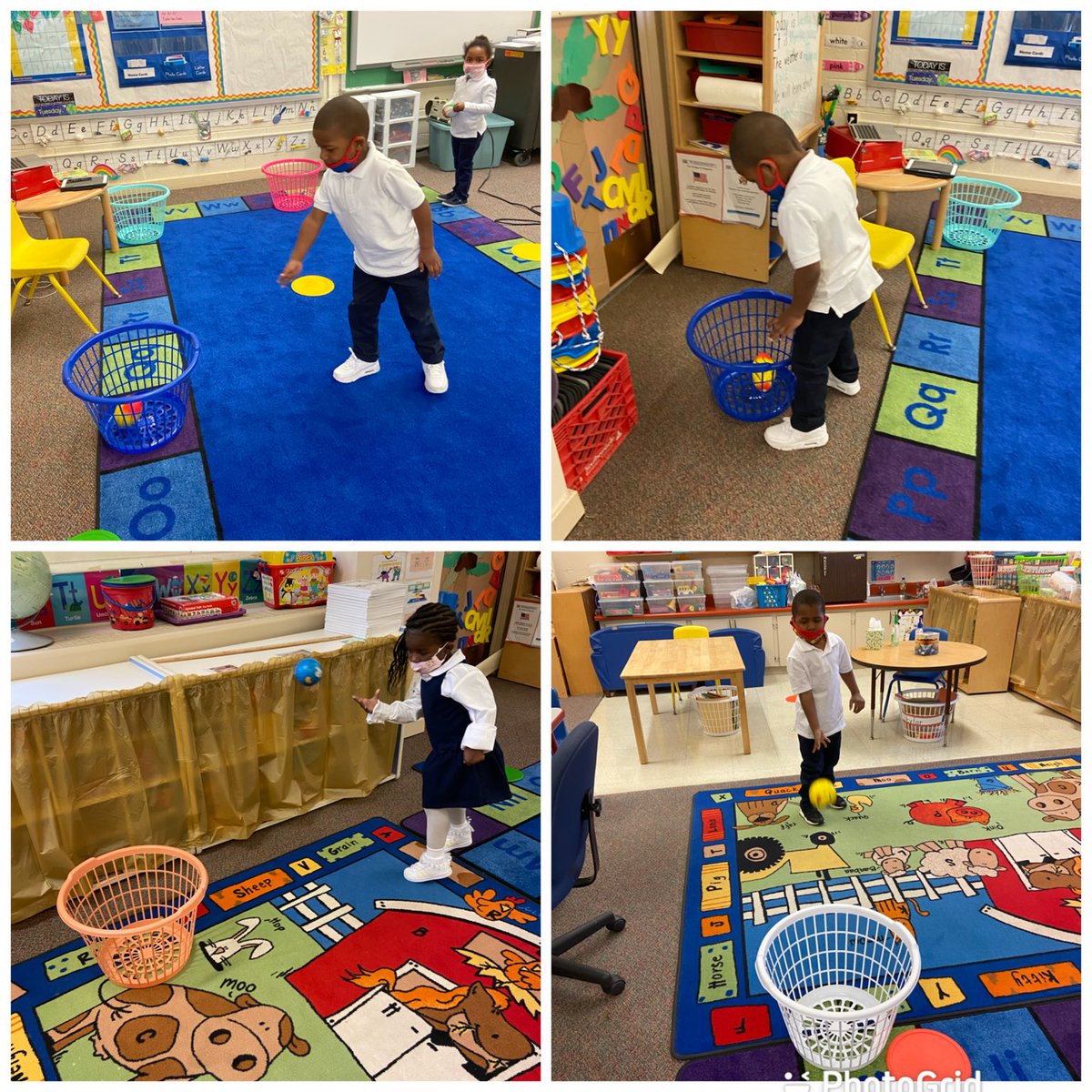 We enjoyed indoor gross motor play on a rainy day.