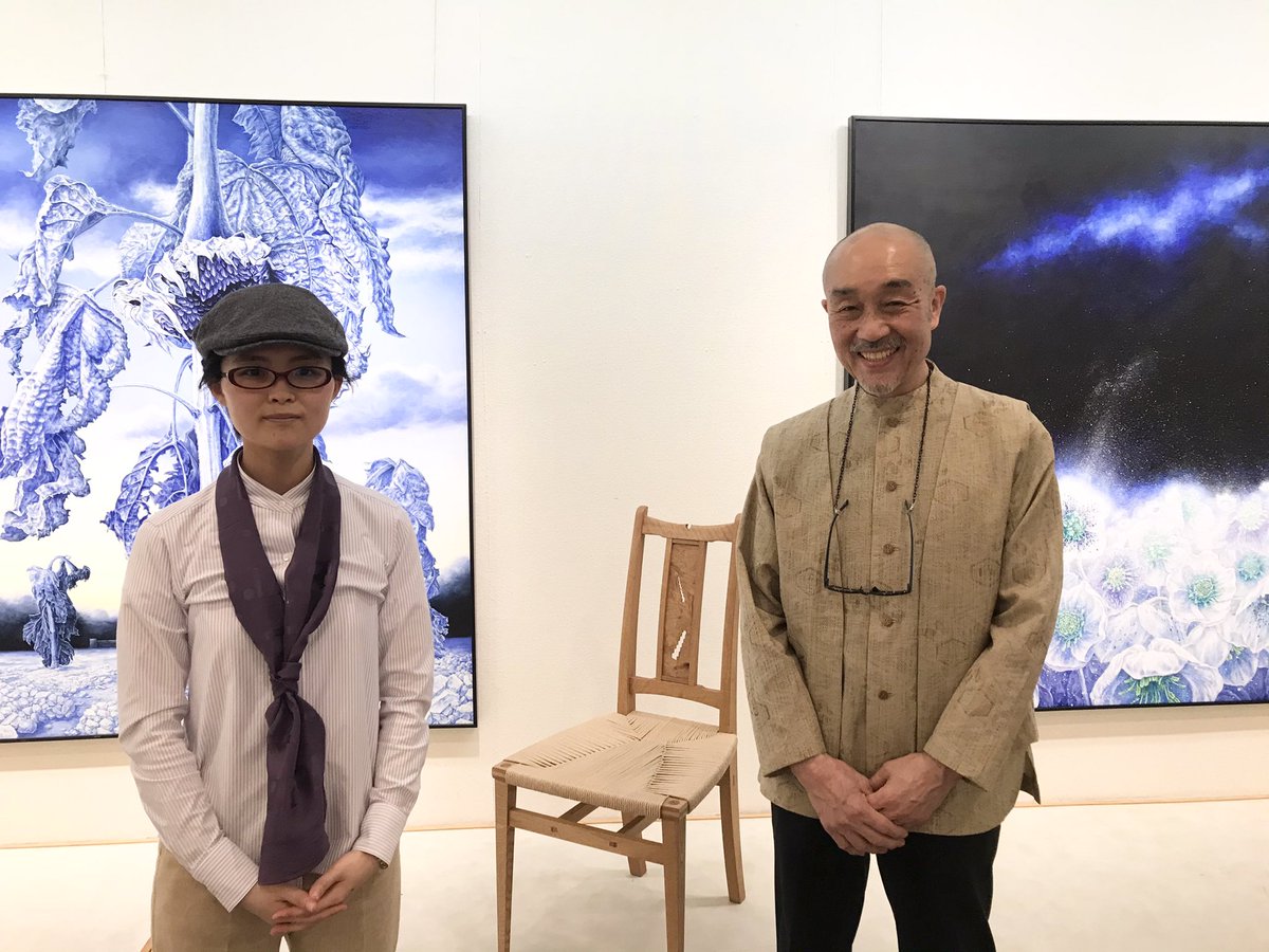 安藤和夫・安藤ニキ二人展は横浜高島屋で本日スタート。和夫さん