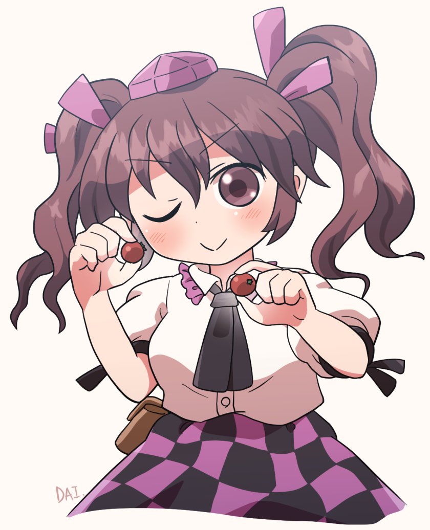 東方 ダブルミニトマトはたてちゃん おは東方 六合ダイスケのイラスト 東方 ダブルミニトマトはたてちゃん おは東方 六合ダイスケのイラスト