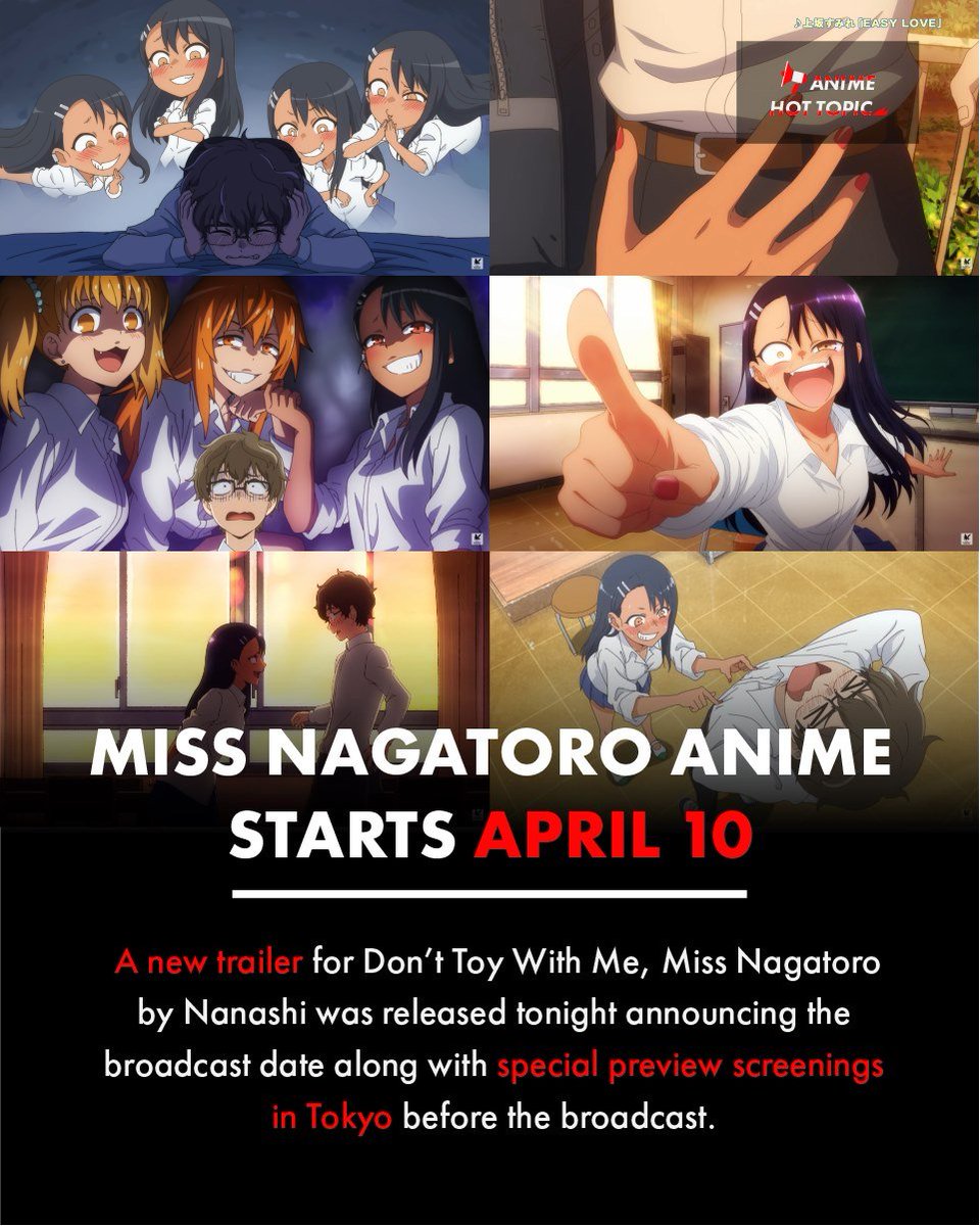 Nagatoro  Anime, Netflix anime, Japanese school year