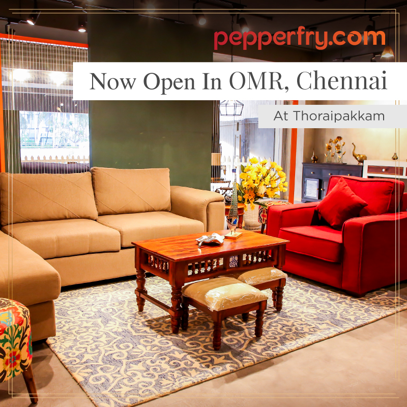 Pepperfry's tweet photo. VaαΉakkam Chennai!
Launched another studio in 'Detroit of India'. On your next visit to OMR street for amazing delicacies or drive at the OMR Road, do drop by at Pepperfry Studio for everything furniture.
#pepperfrystudio #pepride https://t.co/YrJmBkWVJR