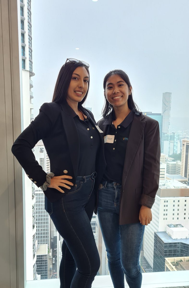 Vmationbne's tweet photo. Bec and Ash at the first @InteractiveHQ event of 2021! Lots of insightful tips and tricks surrounding what's happening in the marketing space 💭

#Vmation #InteractiveMinds #InteractiveMinds2021 #corporatevideo #videoproductionbrisbane https://t.co/Sq62JGtRyk