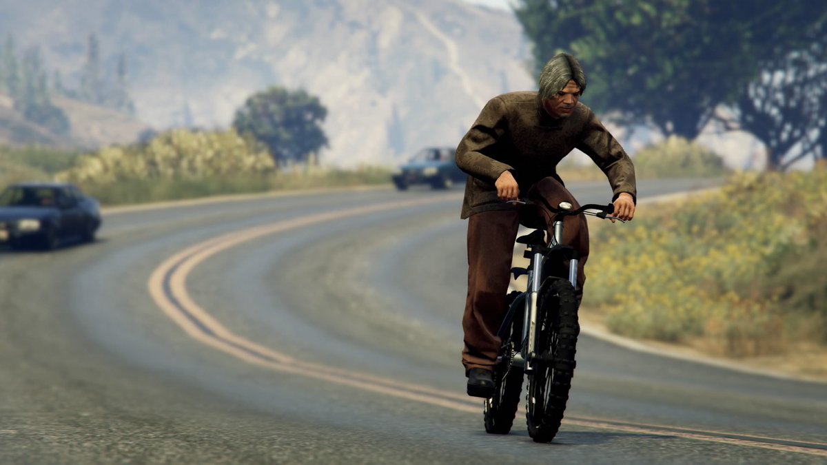 ট ইট র ホンダだ ゴルド山心霊ツアー Gtaの幽霊を見た事が無い4人が集まり 朝9時集合でチャリで噂のスポットへと向かう 天気も良く この次点でたいぶ楽しい あと モズクの爺様がやたらチャリ漕ぐの早い Gtav Gtaonline Gta5 Gta グラセフ