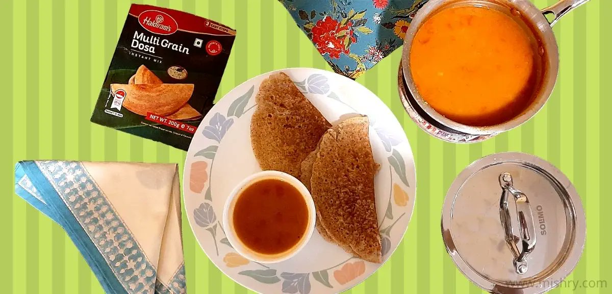 Haldiram’s Multigrain Dosa Mix gives us tasty and crispy multigrain dosas within 15 minutes. This instant dosa mix was amongst the most loved Haldiram products we have tried.

Read our review here: bit.ly/30PbUT4

#mishryreviews <a href="/Tanuganguly/">✨tanu ganguly yadava✨</a> <a href="/Haldiramsonline/">Haldirams Online</a>