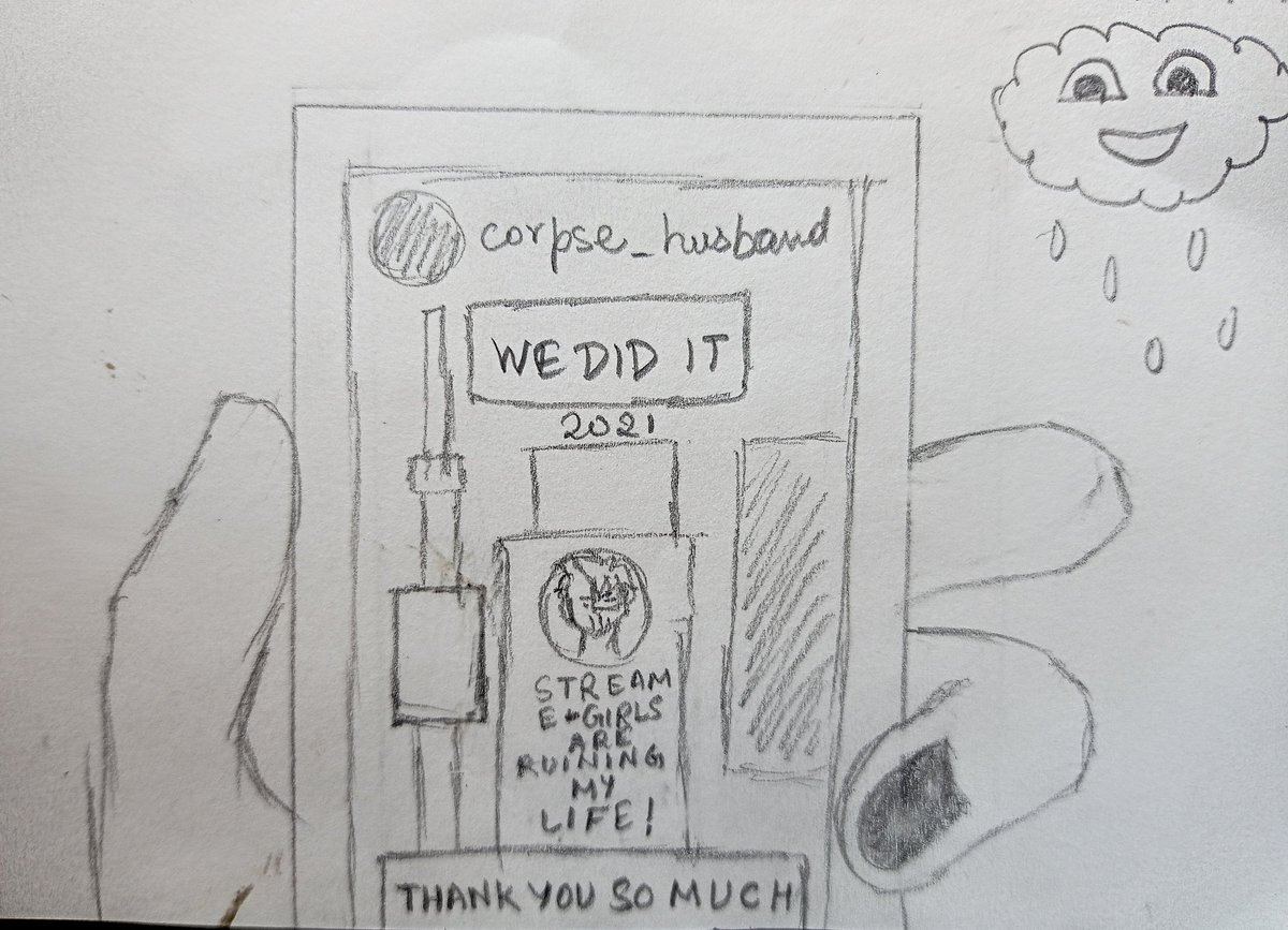 rabi_tee's tweet photo. From my perspective i think this is how corpse felt when saw himself on the billboard! 
🥺🥺
I tried makin it like a comic 🤷‍♀️
#corpsehusband #corpsehusbandfanart #corpsebillboard 
@Corpse_Husband :D
hope you guys like it!! :) https://t.co/T4GbR0R2us