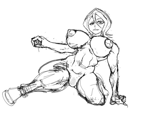 全裸乗せようと思ったら線画から着衣かいちまってたので
裸ラフを供養 