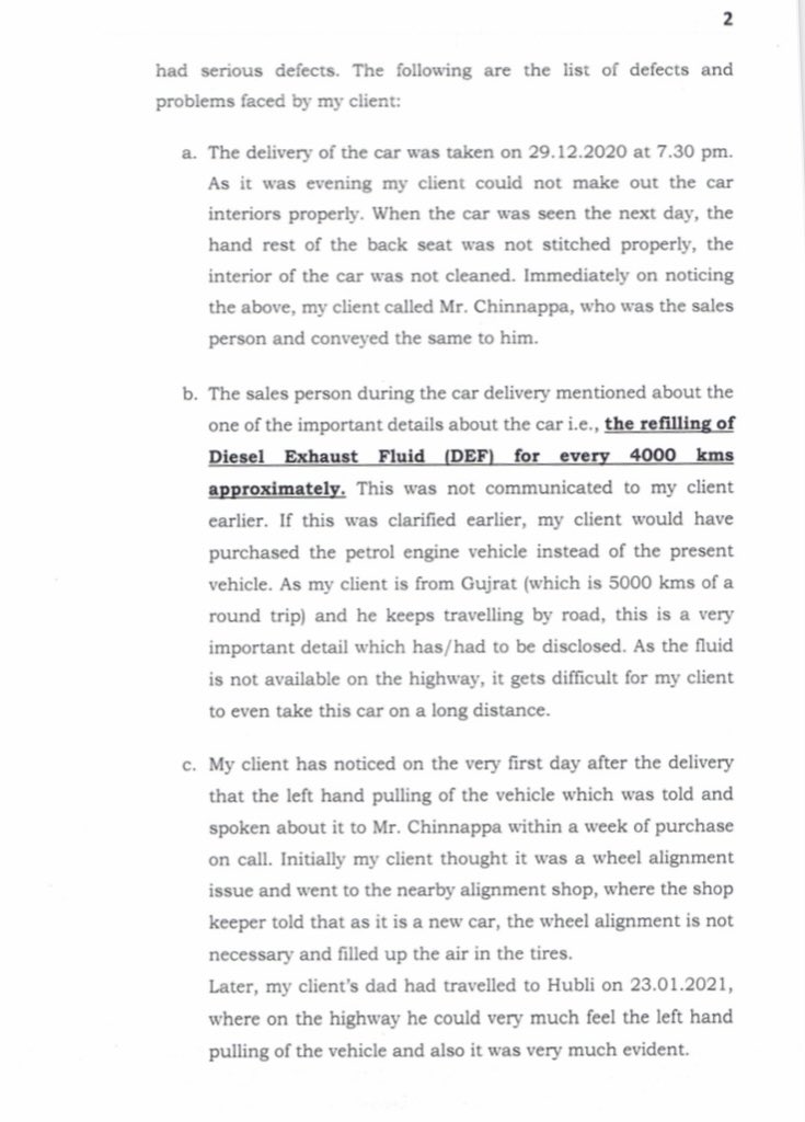 devangpatel_'s tweet image. Hello, @TataCompanies today I am being compelled to share the notice pictures on this platform as I have not heard anything from @TataMotors regarding the issue of my vehicle. The pictures of the notice continued in the thread.