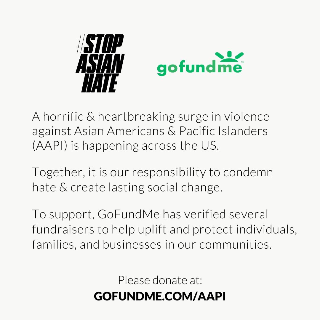 We stand together. #StopAsianHate