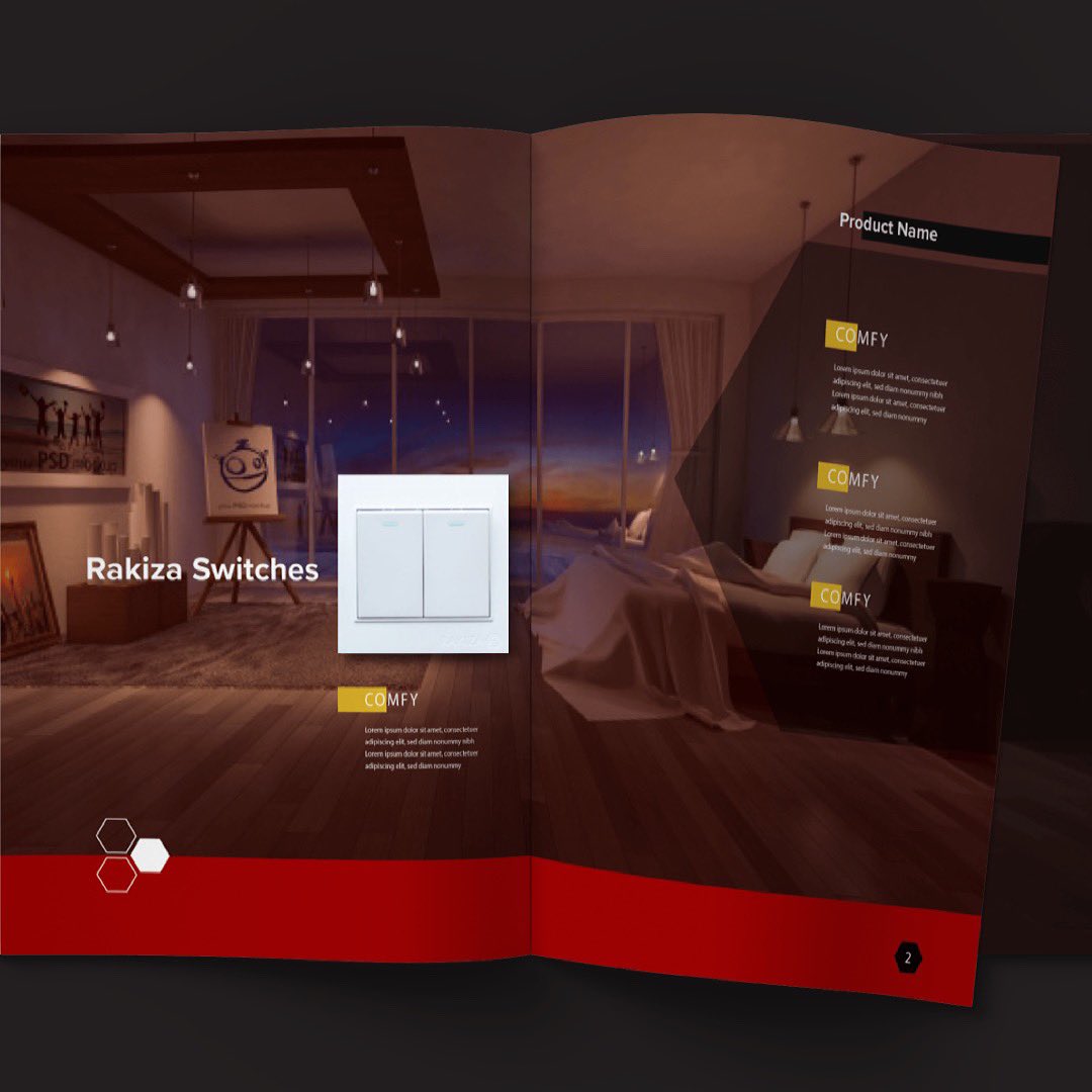 avokado_co's tweet photo. Rakiza switches - catalogue mock-up
Do follow us @avokado_co 
#catalogdesign #graphicdesigner #freelancer #designerinspiration #flyerdesign #branding #identity #100DaysOfCode #entrepreneur #startups #newbusiness #adobexd #electronicbrand https://t.co/zhyr3G2ByY