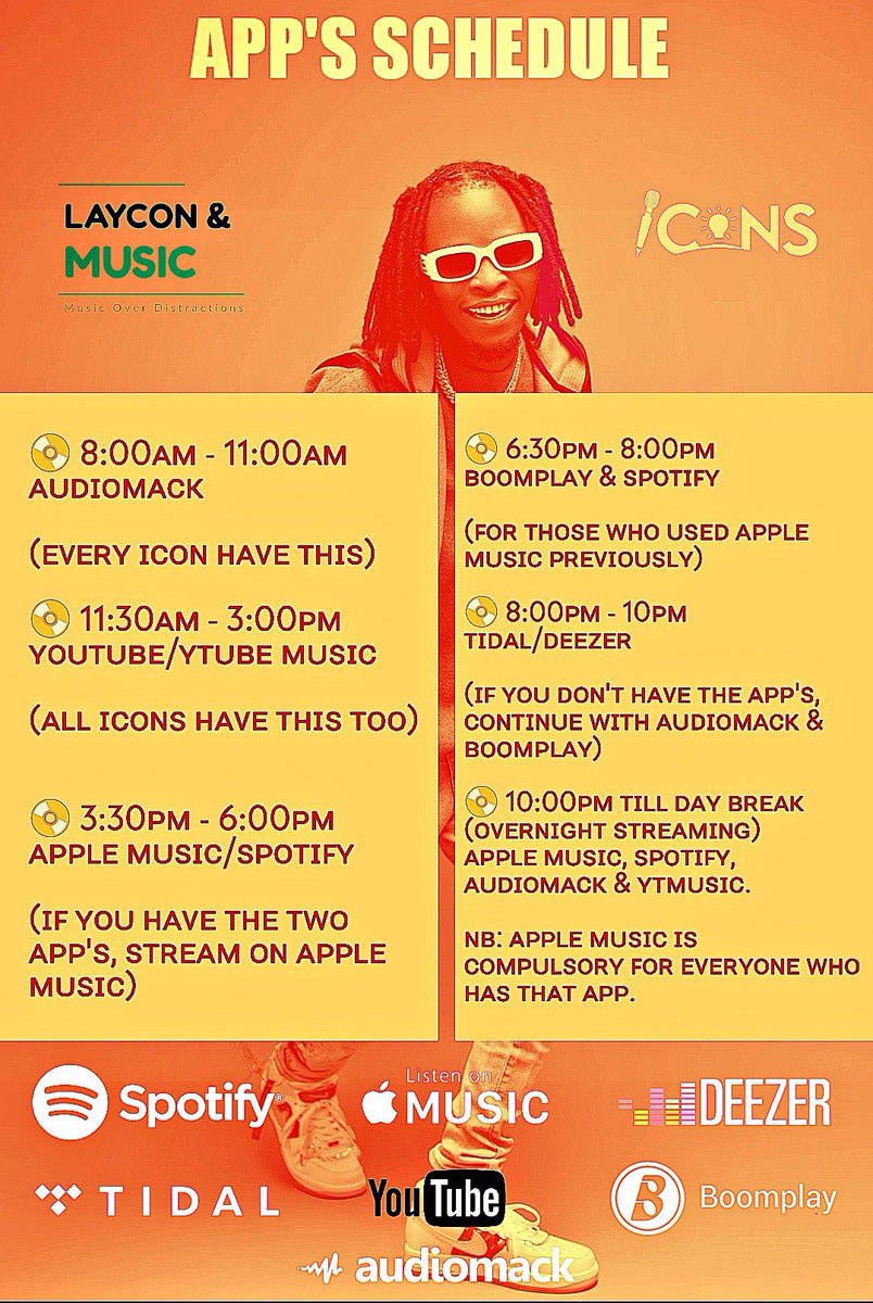 Beunique_xo's tweet photo. Every iCON should be on Audio Mack right now per our streaming schedule 😚
#OPPOReno5Launch
#iCONsStreamingPartyTimetable
Laycon at OPPO Concert. https://t.co/1NMGEkJ1JG