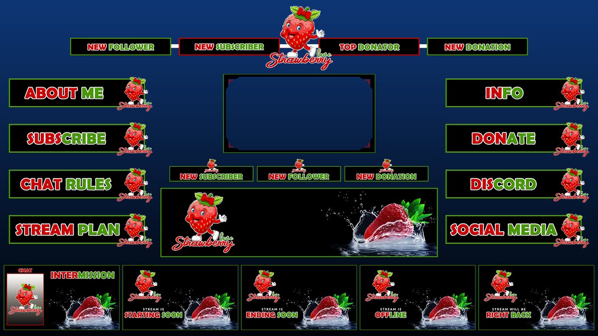 TasDesign3's tweet image. A complete twitch stream element package. 
Click to get the package:fiverr.com/share/VoeQkB
#twitchoverlay
#twitchfacecam
#twitchemotes
#TwitchPartner
#twitchaffiliate