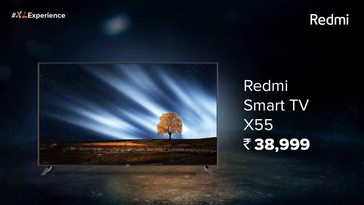 tech24naveen's tweet photo. Redmi X series SmartTV's Launched
Sale Starts from 26th March #Xiaomi #RedmiSmartTV #RedmiX https://t.co/Pd0vh7Q6IM