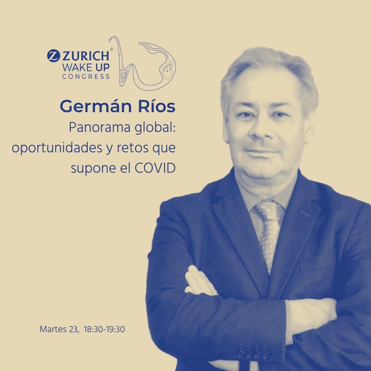 ¡Hoy es miércoles y el cuerpo lo sabe! 🕺🏼💃🏼

La última ponencia del primer bloque la dará Germán Ríos, Profesor Asociado de Economía y Director del Observatorio de América Latina en IE University.

Nos hablará sobre: “Panorama global: Oportunidades y retos que supone el COVID”