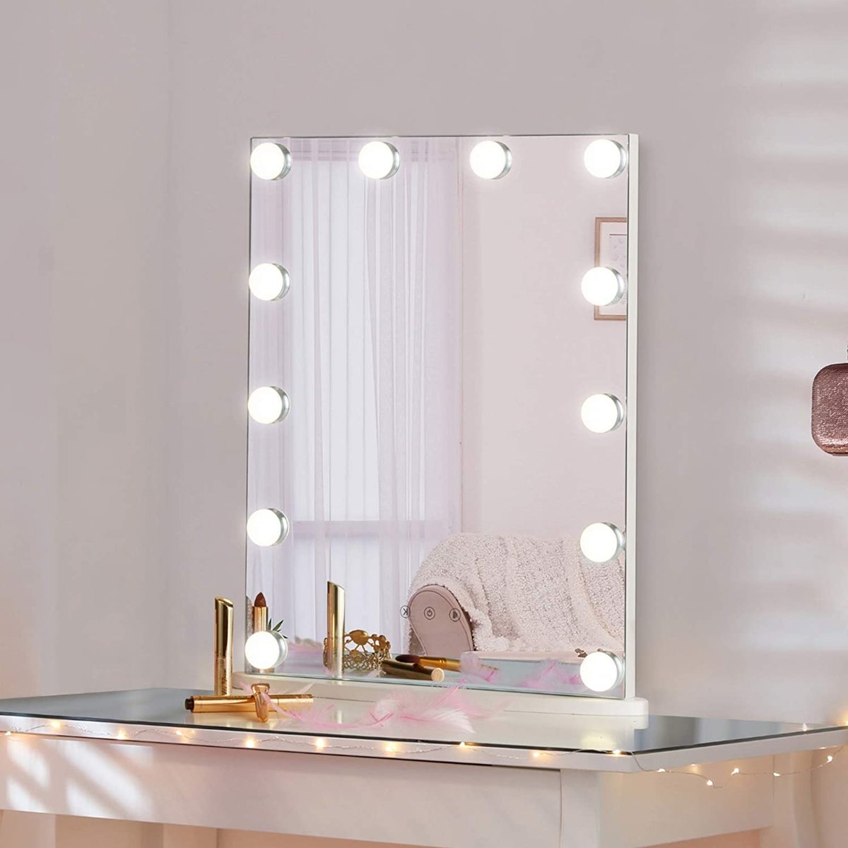 ❣😊👇Still Looking For A Makeup Mirror?
Why Not Try This Hollywood Makeup Mirror for free, with 18 LED Bulbs?
#Amazon #AmazonReview #reviewer #wednesdaythought #Hollywood #makeup #free #beauty  #mirror #Deals #Sales