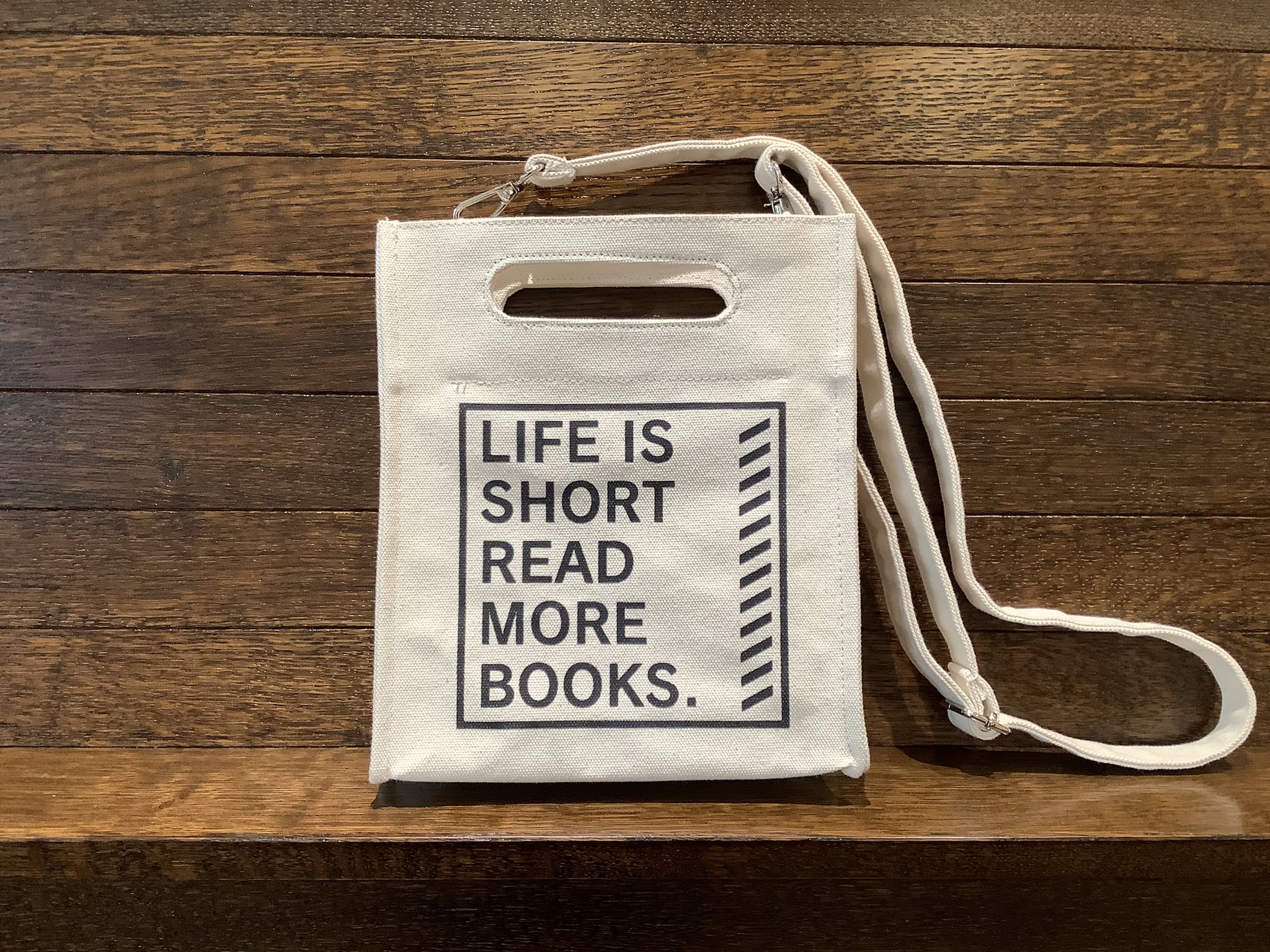 Book tote bag typo clearance
