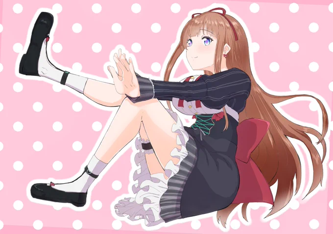 新衣装もとってもかわいいです?
#ちぇり絵 