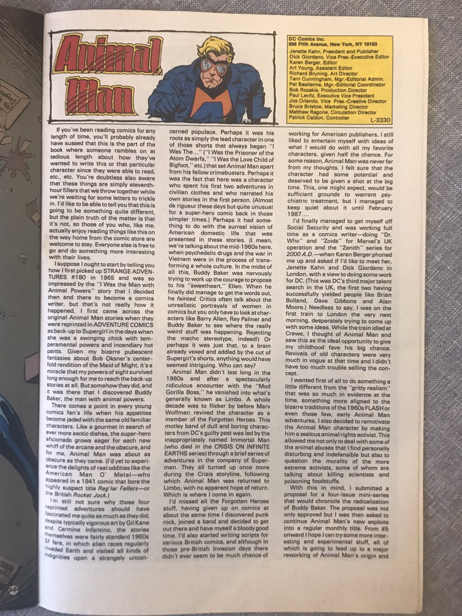 There’s an interesting editorial at the back, where they talk about their own history with the character, plans for the future ... and apparently an adolescent ‘interest’ in Bob Oksner’s Supergirl.