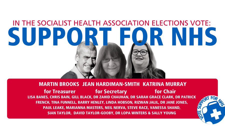 LindaAHobson's tweet photo. Last day to vote in @SocialistHealth elections for Central Council members for me and other #SupportForNHS candidates ๐๐ผ๐ณโ๏ธ
@smt49
@barryhenley
@katrinamurray71
@rizwan_jalil
@redstarneil
@drsgclark
@chrisdbain
@martinibrooks
@PatrickFrench7 https://t.co/ZTa7bzoB9H