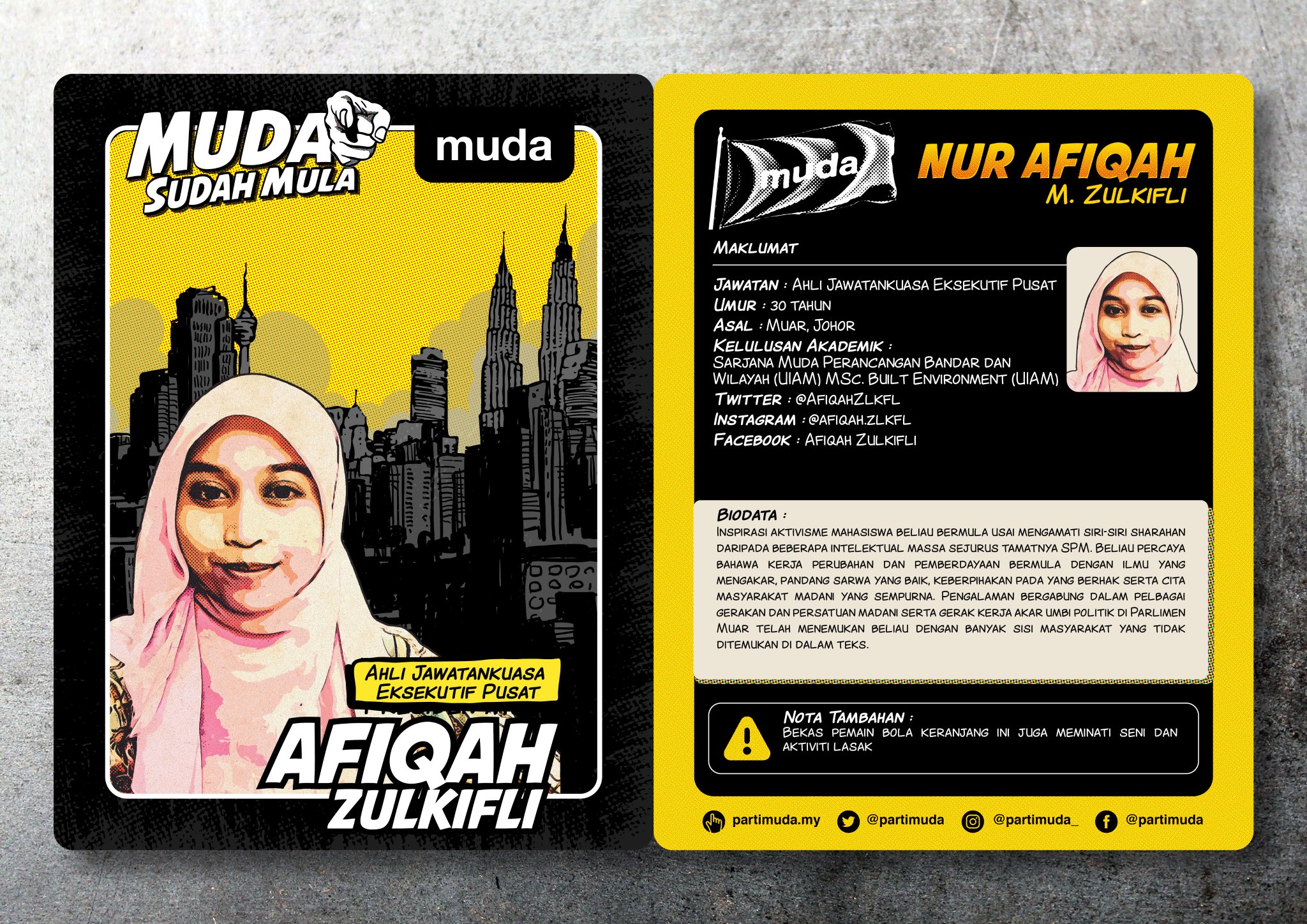 Parti Muda در توییتر Ahli Jawatankuasa Eksekutif Pusat