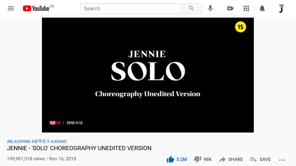 JNCHARTS's tweet photo. Let's give Jennie another record by streaming SOLO Choreography to 200 million views on YouTube!

🔗 https://t.co/cFBpBIX9Jk

#10MillionLoveForJennie
#JENNIE #제니 #김제니 @BLACKPINK https://t.co/5R1bv2xxiD