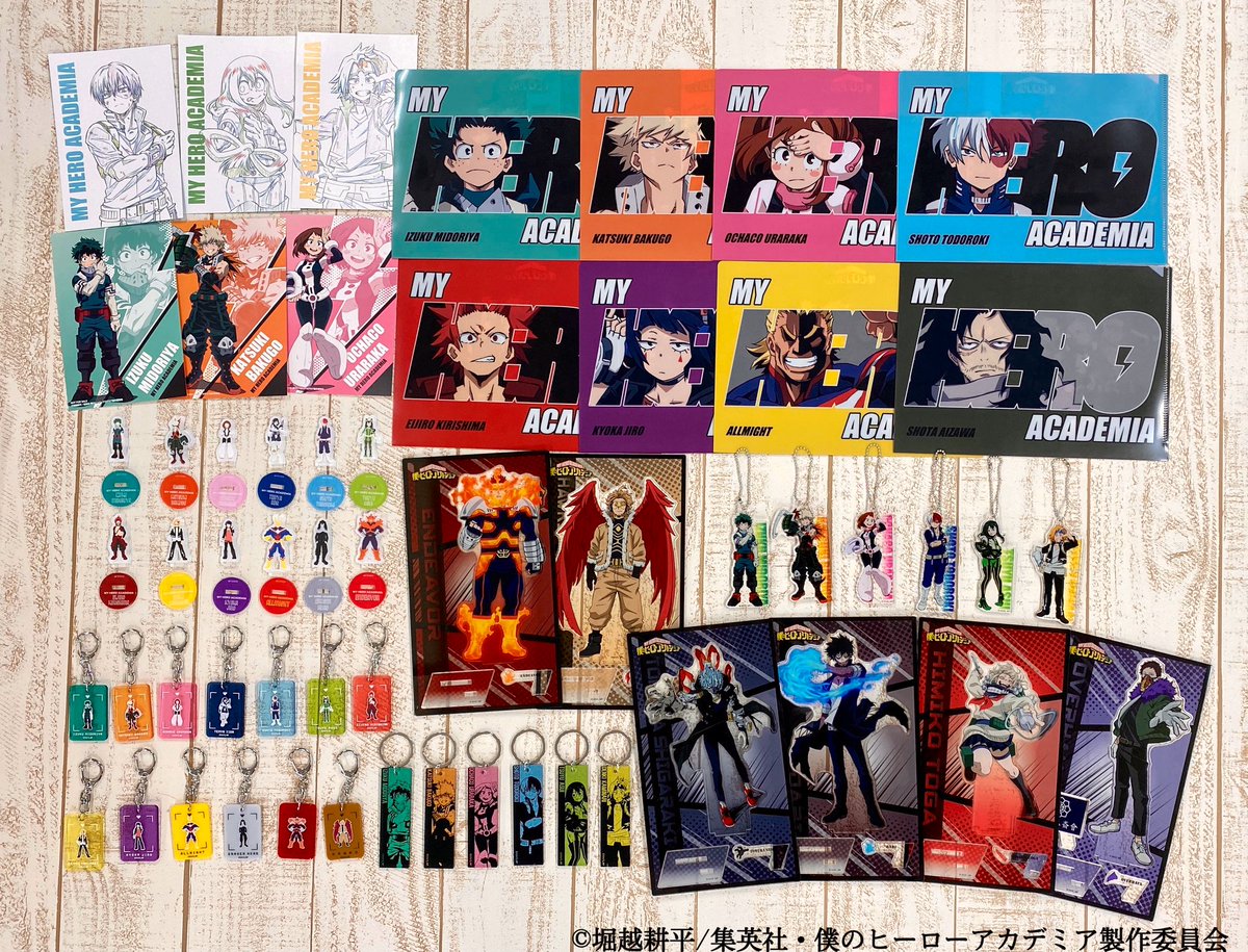 僕のヒーローアカデミア ヒロアカ ヒーロープラザ 物販催事 ヒーロープラザ フォロワー4万人突破感謝 記念cp フォロー リツイートでグッズプレゼント フォロー Rtしてくださった方の中から抽選で2名様に 写真の 僕のヒーローアカデミア グッズ約2