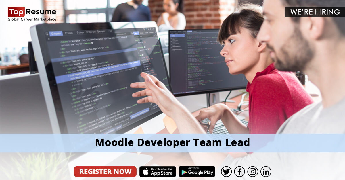 tapResume's tweet image. One of our Tech partners is looking for a #MoodleDeveloper Team Lead with 2-5yrs  of experience for their Pune location. Interested candidates can apply here - 

bit.ly/3llqkUE

#Jquery #Ajax #MySQL