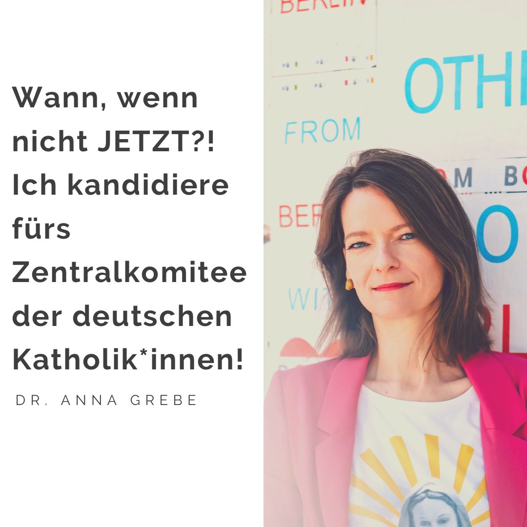 Weil Kritik von Außen an dieser (Amts-)Kirche abprallt. Ich will von Innen widerständig sein und kandidiere deshalb fürs <a href="/zdkonline/">ZdK</a>. 

Und dann: 🔥🔥🔥 
#mariafeminista #loveislove