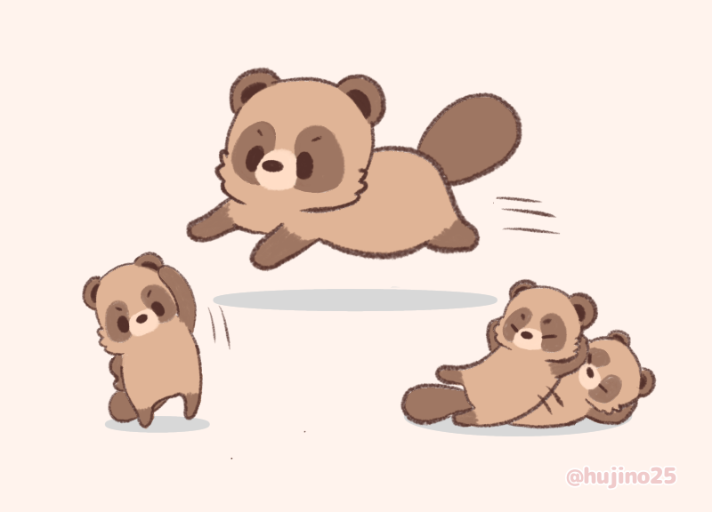 ふじの ぽっこりお腹が気になったたぬきくん 運動をがんばる イラスト たぬき 今日のたぬきくん T Co Bkmas8q9gw Twitter